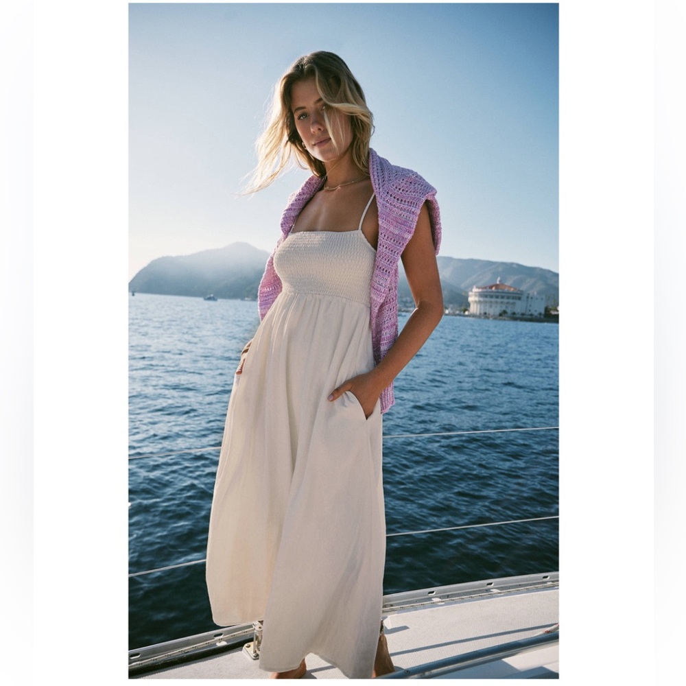 Z Supply Cream Maxi Dress